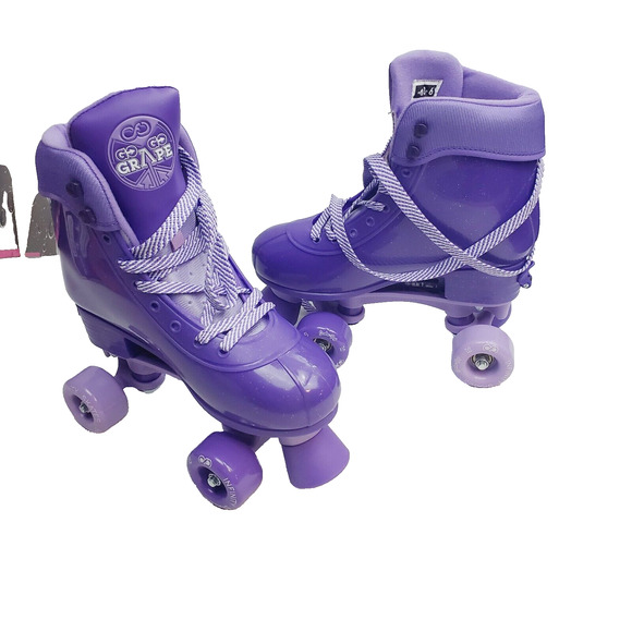 Infinity Skates Soda Pop Grape Roller-Skates Girl's M 3-6 Adjustable New Purple - Picture 5 of 14
